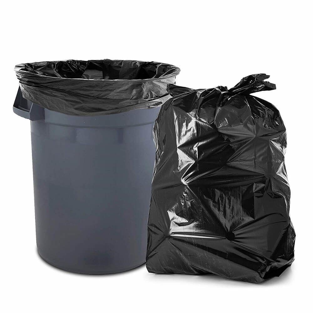 Производство мусорных пакетов. Garbage Bag 50l. Мешки ПВД Extra Black 120 л. 240л Проммешок/20 эко.