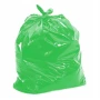 Мешки для мусора ПВД 70x110 см, 120 л, зеленые (в пластах) - мини-изображение 0