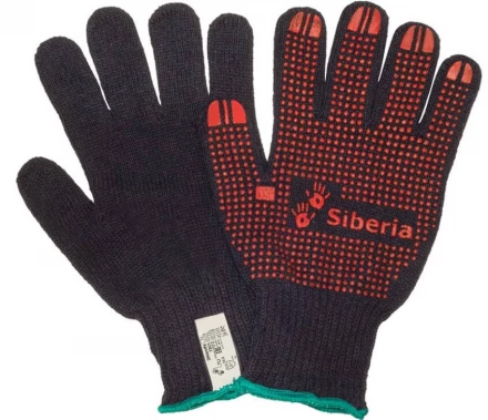 Тяжелые трикотажные перчатки Siberia 7501