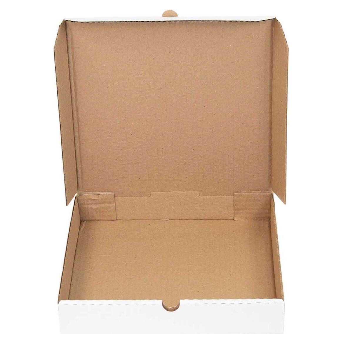 Коробка для пиццы 250x250x40 мм белая