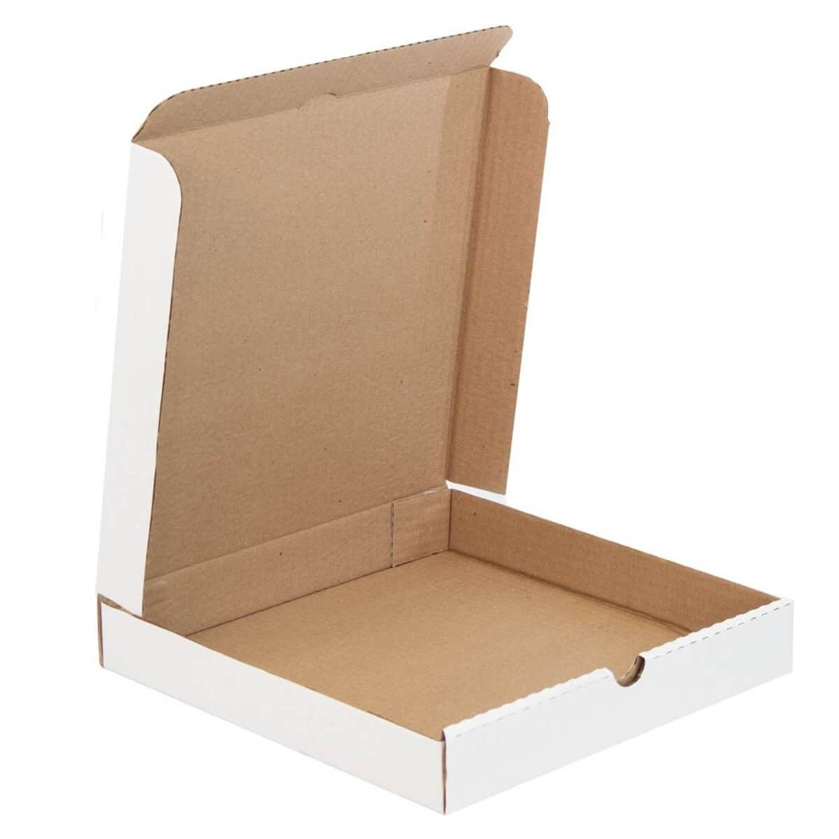 Коробка для пиццы 270x270x40 мм белая