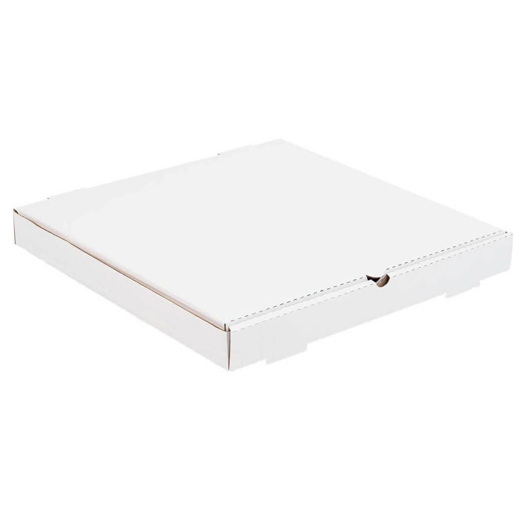 Коробка для пиццы 340x340x45 мм белая